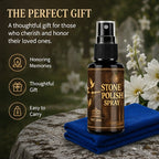Grabstein Glanzpflege Spray mit Schutzfilm – 100 ml -    Zorenza