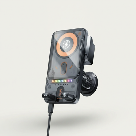 Auto-Handyhalter mit kabelloser Ladefunktion — technical_key_benefits.centre_ring_image