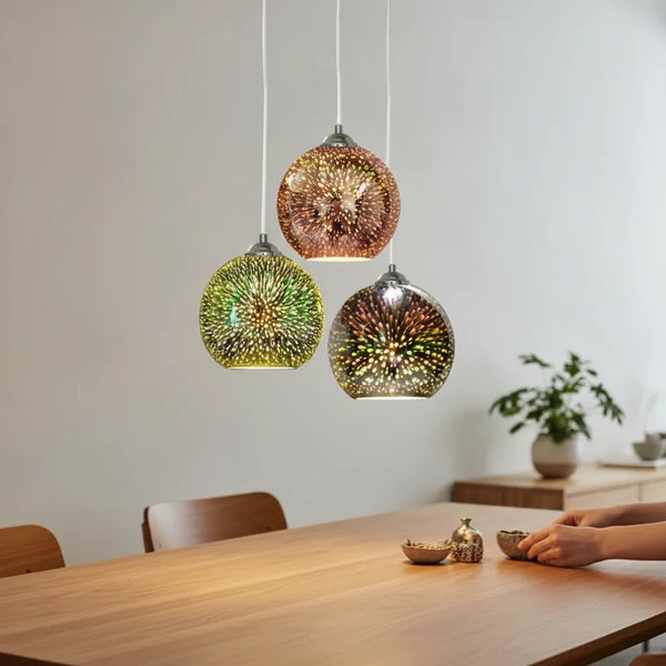 3D-Glas Pendelleuchte mit strukturiertem Schirm — technical_before_after.with_card_image