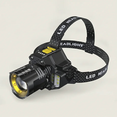 LED-Stirnlampe Zoom-Fokus – USB-C aufladbar — technical_key_benefits.centre_ring_image