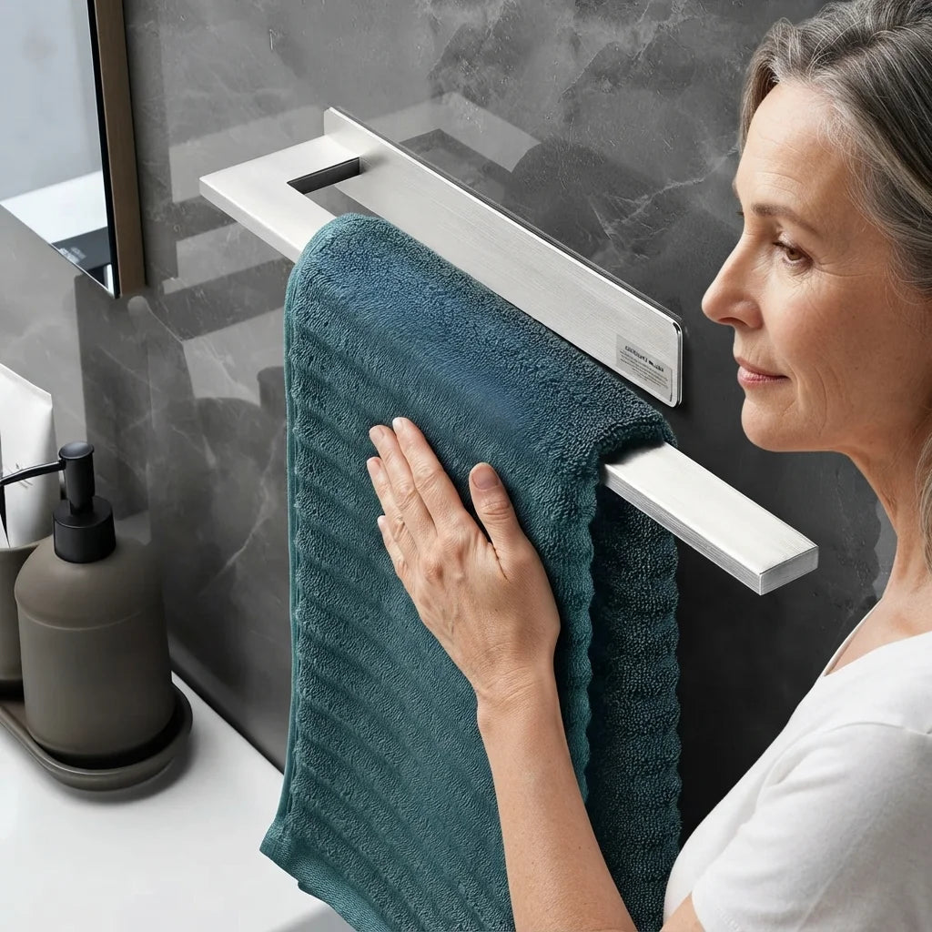 Organize your bathroom without lifting a single tool