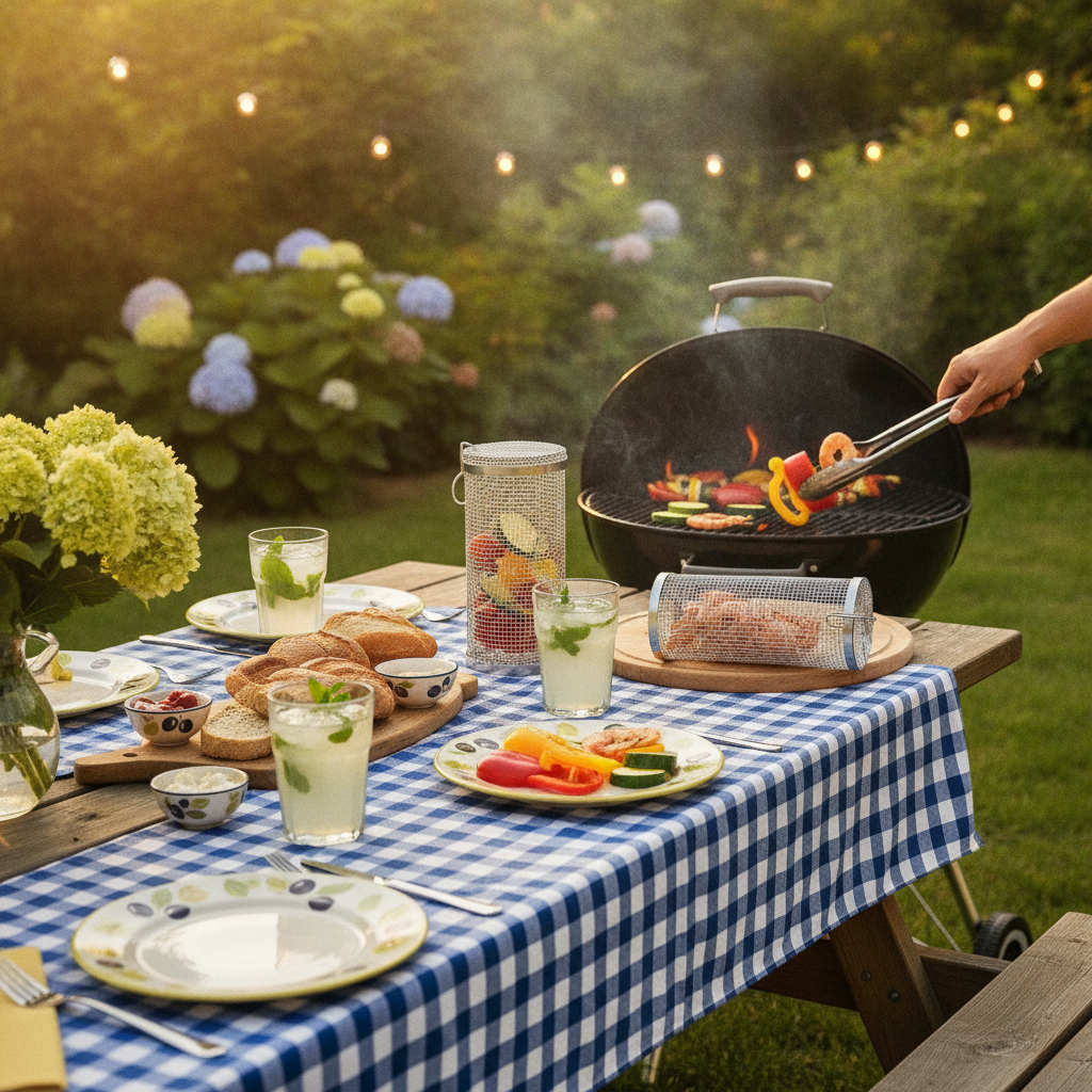 Gartenparty im Sommer