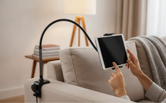 Schwanenhalsständer für Tablet & Handy – Klemme, 100 cm, 360° — technical_how_it_works.step_4_image