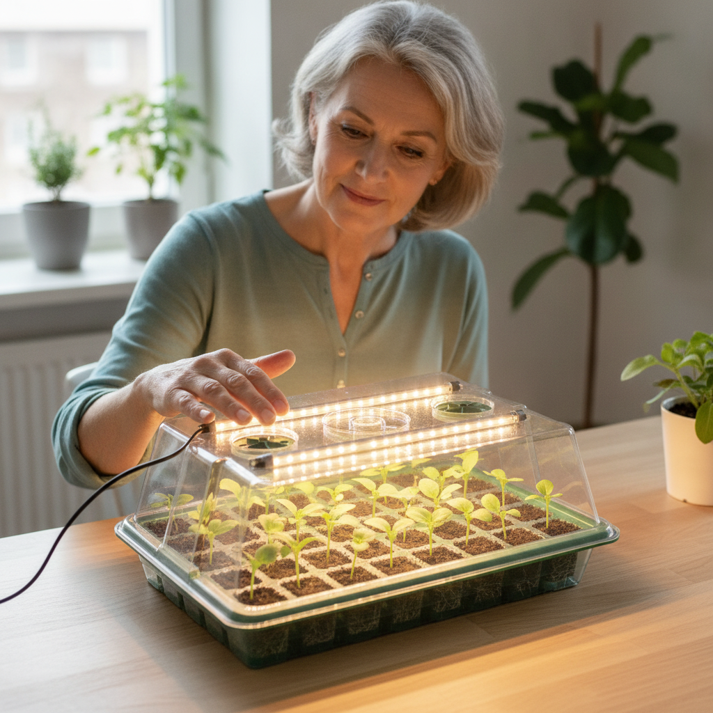 Estas 4 fortalezas hacen del kit de cultivo LED un ayudante confiable para la germinación
