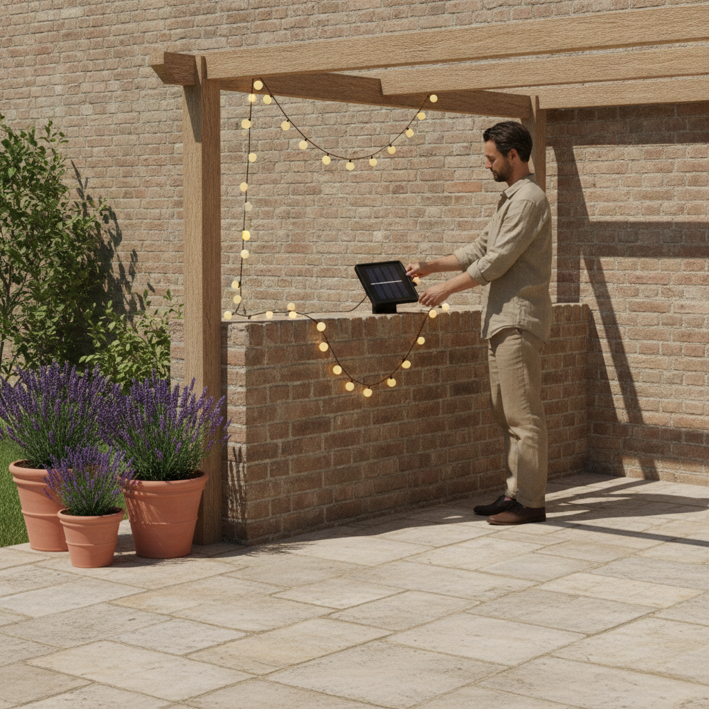 Positionner le panneau solaire