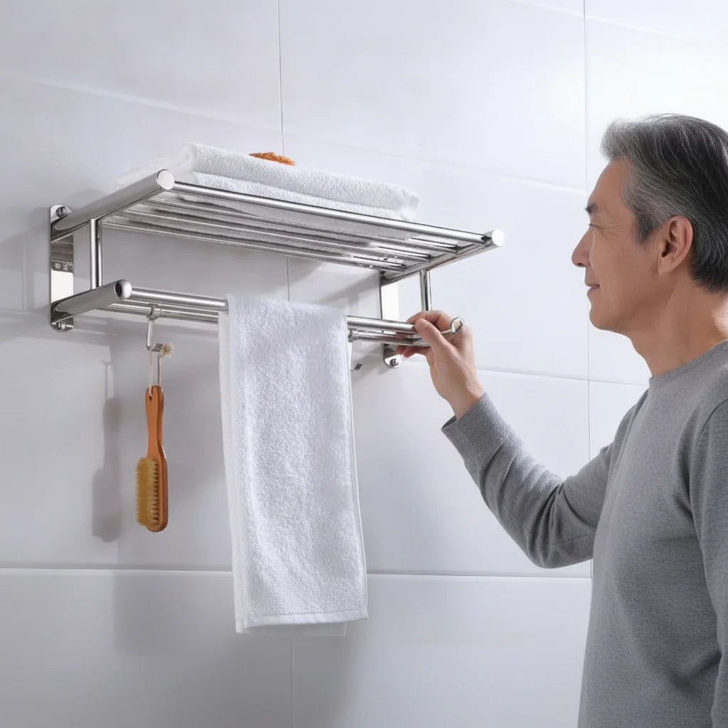 These 4 strengths make the stainless steel towel holder the top choice