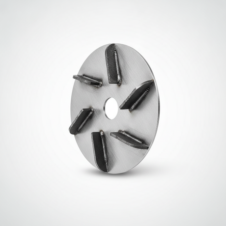 Tierhaar-Entferner-Scheibe aus Edelstahl für Winkelschleifer — technical_key_benefits.centre_ring_image