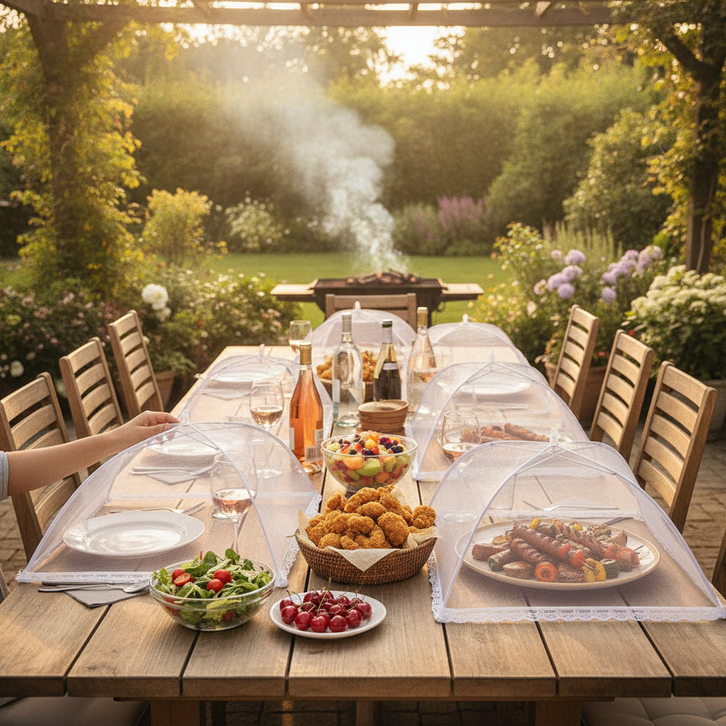 Bei der Gartenparty