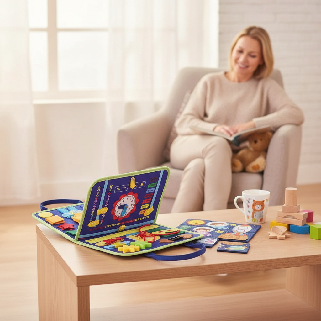 Uhr, ABC und Puzzle