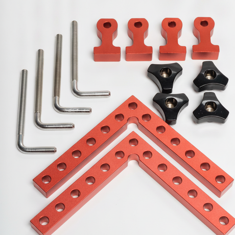 Eckklemmen-Set für präzise 90°-Winkel aus Aluminium — technical_key_benefits.centre_ring_image
