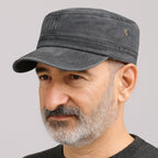 Militär Cap Baumwolle Flat Top mit verstellbarer Passform -    Zorenza