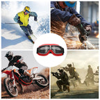 Motorradbrille Vintage mit einstellbarem Band -    Zorenza