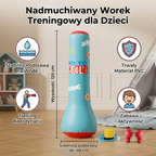 Aufblasbarer Boxsack für Kinder mit Wasserbasis -    Zorenza