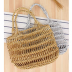 Makramee Strandtasche mit Netzmuster -    Zorenza