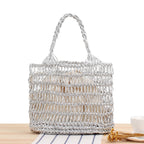 Makramee Strandtasche mit Netzmuster -    Zorenza