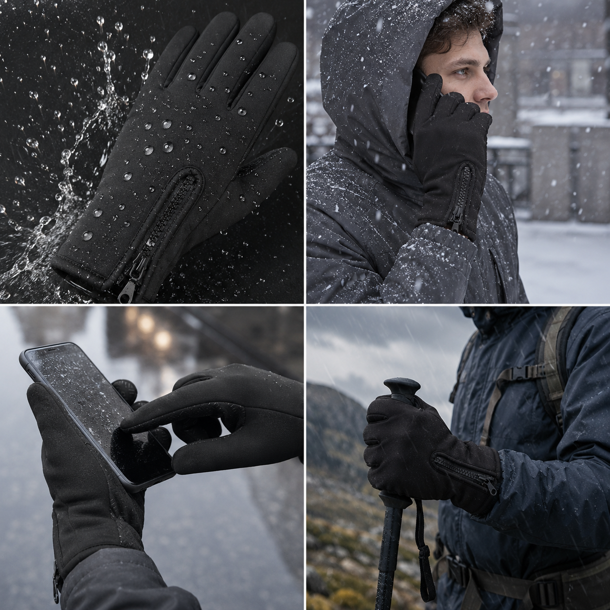 Thermohandschuhe wasserdicht mit USB-Heizung -    Zorenza