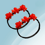 Haar-Duttmacher mit Blumenverzierung -    Zorenza
