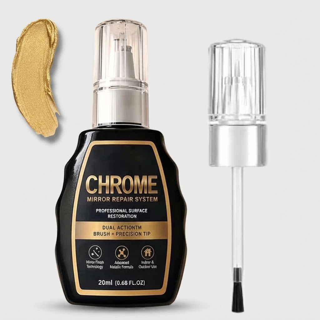 Möbel-Reparaturlack Gold 20 ml mit Präzisionspinsel -    Zorenza
