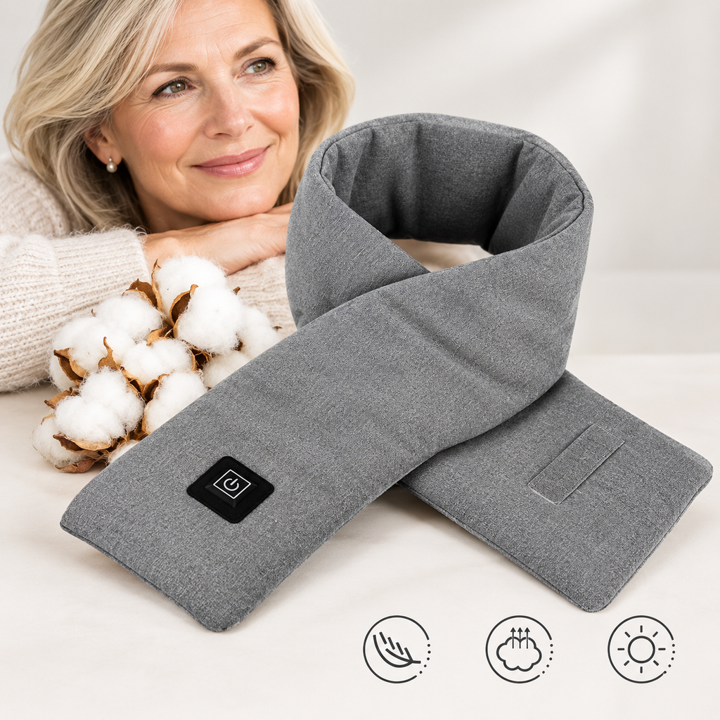 Heizschal Fleece mit 3 Wärmestufen -    Zorenza