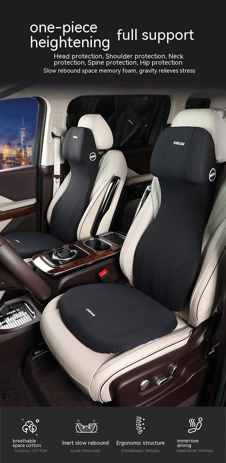 Autositzkissen Memory-Schaum – Ergonomische Unterstützung -    Zorenza