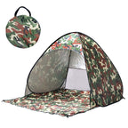 Pop-Up Strandmuschel UV-Schutz 98% – Schnellaufbau für 2-4 Personen -    Zorenza