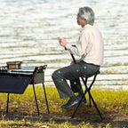 Gehstock mit Sitzfunktion – 2-in-1 faltbar aus Edelstahl -    Zorenza