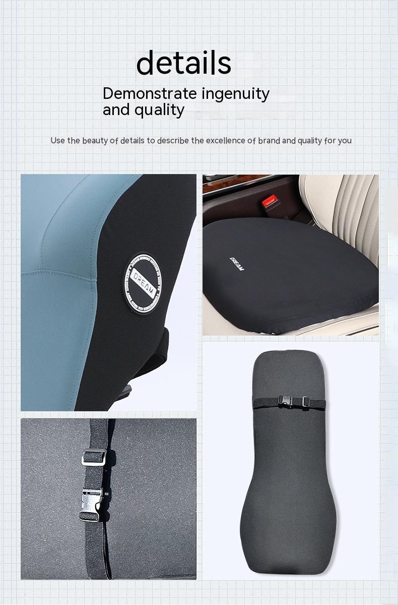 Autositzkissen Memory-Schaum – Ergonomische Unterstützung -    Zorenza