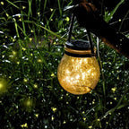 Solar-Gartenlaterne mit Crackle-Glas – Dämmerungssensor -    Zorenza