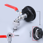 IBC Wasserhahn Messing – Präzise Durchflusskontrolle mit Schnellkupplung -    Zorenza