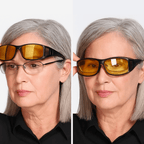 Nachtfahrbrille mit Blendschutz – Polarisierte Gelbgläser -    Zorenza