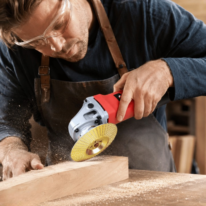 Schleifscheiben-Set Hartmetall 4-teilig für Holzbearbeitung -    Zorenza