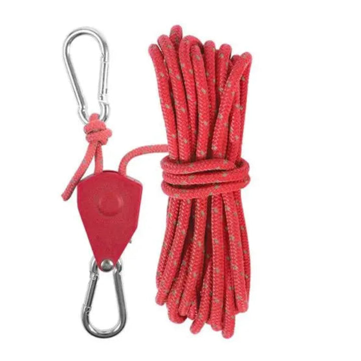 1+1 GRATIS | Winddichtes Spannseil mit reflektierendem Garn – Sicherer Halt für Ihre Outdoor-Ausrüstung Zorenza