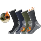 Thermosocken mit Frottee-Innenfutter, wadenhoch – 3 Paar -    Zorenza
