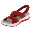 Damen Sandalen mit Keilabsatz und Schleifendetail -    Zorenza