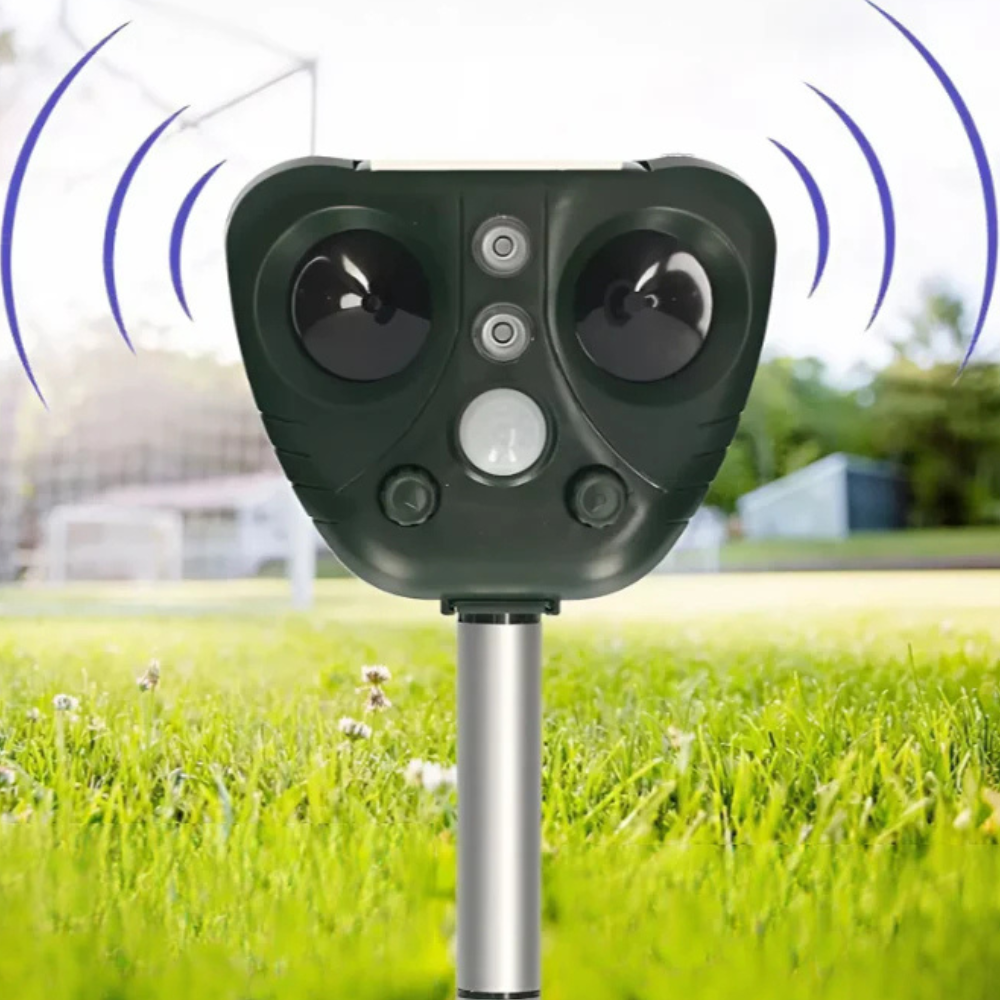 Ultraschall Vogelschreck Solar – Wetterfest für Garten und Hof -    Zorenza