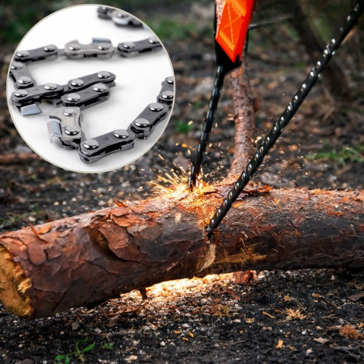 Klapp-Handsäge für Camping und Outdoor mit Feuerstarter -    Zorenza