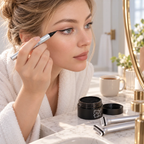 Eyeliner-Stift 2-in-1 mit Wimpernstempel-Set für untere Wimpern -    Zorenza