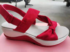 Damen Sandalen mit Keilabsatz und Schleifendetail -    Zorenza