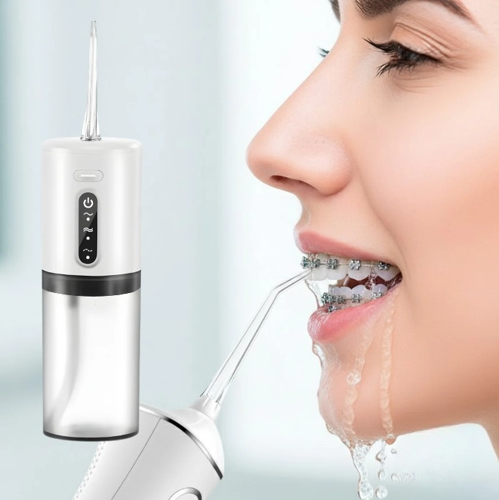 Mundhygiene Wasserstrahlgerät mit auswechselbaren Düsen Zorenza