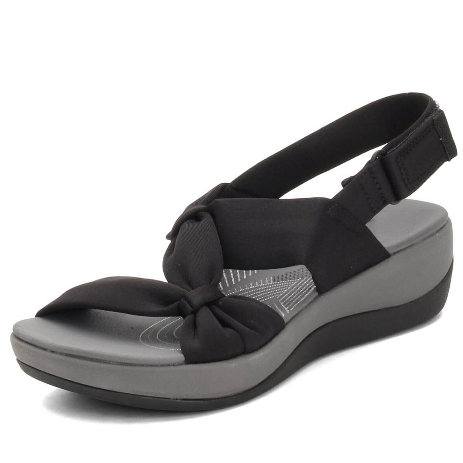 Damen Sandalen mit Keilabsatz und Schleifendetail -    Zorenza