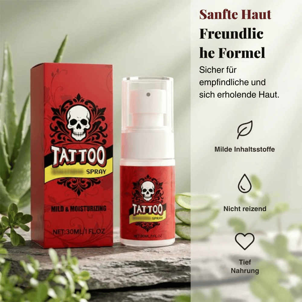 Tattoo-Pflegespray für frische Farben – 30 ml -    Zorenza