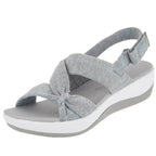 Damen Sandalen mit Keilabsatz und Schleifendetail -    Zorenza