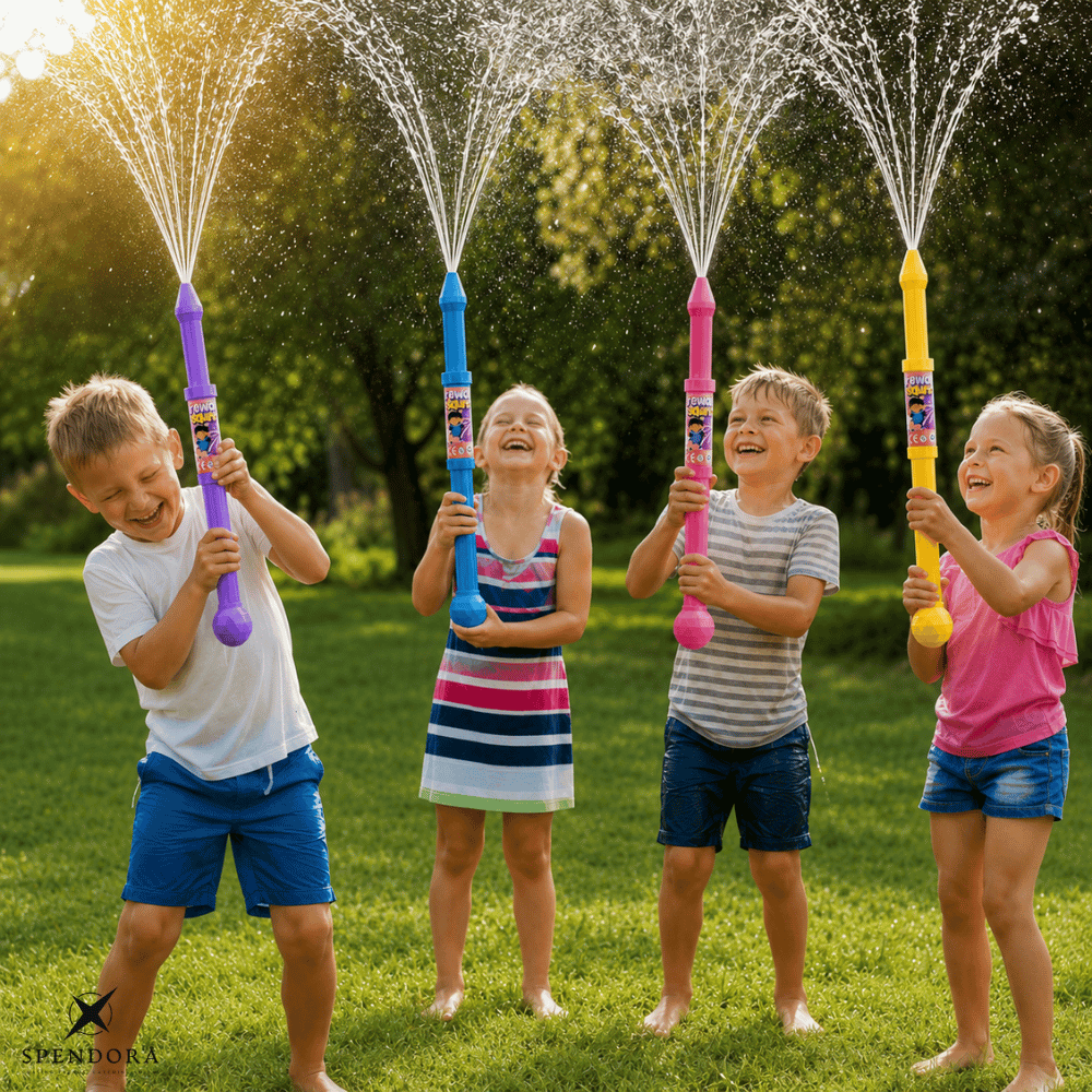 Wasserkanone Kunststoff 44,5 cm – Pumpaktion für Garten und Strand -    Zorenza