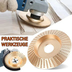 Holzschleifscheiben-Set für Winkelschleifer – 3 Formen -    Zorenza