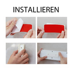 Steckdosen-Wandhalterung selbstklebend ohne Bohren -    Zorenza