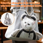 Haustier-Tragetasche mit Bärendesign – Komfortabel und sicher -    Zorenza