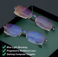 Lesebrille progressiv mit Blaulichtfilter – Multifokale Gleitsichtbrille -    Zorenza