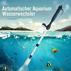 Aquarium Wasserwechsler automatisch mit Kiesreiniger -    Zorenza