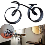 Fahrrad-Skulptur aus Eisen – Minimalistische Dekoration Zorenza