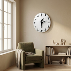 Wanduhr Yoga Motiv – Metallrahmencm -    Zorenza